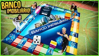 JOGAMOS BANCO IMOBILIARIO GIGANTE!! ( TABULEIRO GIGANTE )  [ REZENDE EVIL ]