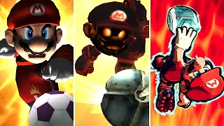 Evolution of - Super Strikes in Mario Strikers Games