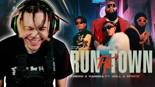 THEY DON'T MISS!!! | F.HERO x VannDa Ft. 1MILL & SPRITE - RUN THE TOWN REACTION