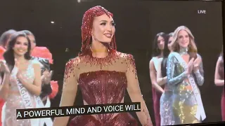 R’Bonney Gabriel final walk as Ms. Universe