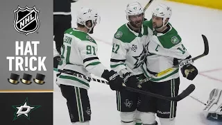 Jamie Benn's natural hat trick