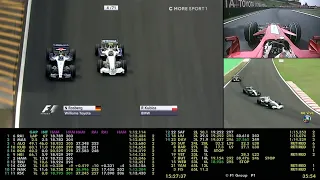 F1 Brazil 2007 | MULTIFEED | Rosberg and Kubica fight it out, Raikkonen champion