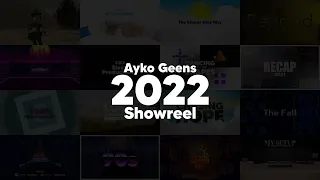Ayko Geens Showreel 2022