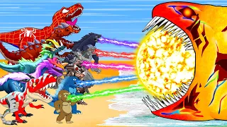 Team GODZILLA, MACHEGODZILLA vs BLOOP RAINBOW | Monsters Ranked From Weakest To Strongest