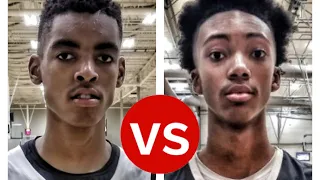 6’6 Foot Tall Emoni Bates Vs. 6’8 Foot Tall Cameron Barnes Basketball Highlight Mix