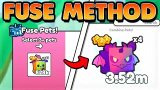 The BEST FUSING METHOD To Get SUPERIOR PETS In PET SIMULATOR 99! BEST METHOD! And MUCH MORE!