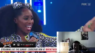 Reacting to Bayley & Sasha Banks get Summerslam surprise from Naomi