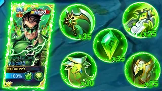 ALUCARD GREEN LANTERN BUILD! || INSANE DAMAGE HACKED 😱😱~ MLBB