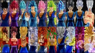 Vegetto All Forms - DBZ Tenkaichi 3