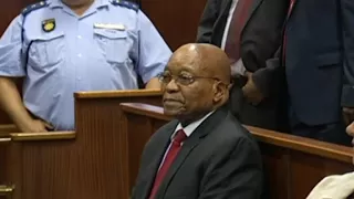 S.Africa's Zuma arrives at court over graft charges