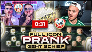 Full ICON SBB PRANK geht Komplett schief 😂🤬 Squad Builder Battle VS Benji 🔥FIFA 22