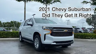 2021 Chevy Suburban - The Best Full-Size SUV