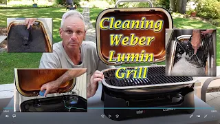 Cleaning The Weber Lumin Electric Grill
