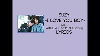 SUZY  - I LOVE YOU BOY [ost. while you were sleeping]