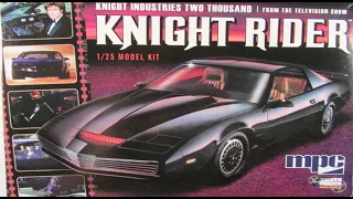 Knight Rider KITT Car 1:25 Scale MPC #806   -Model Kit Build & Review