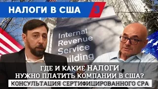 Где и какие налоги нужно платить компании в США. Разъяснения лицензированного CPA