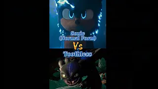 Sonic the Hedgehog Vs Toothless (How to Train Your Dragon)