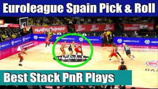 Best Euroleague Stack SPAIN Pick and Roll Plays & Series