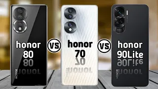 Honor 80 Vs Honor 70 Vs Honor 90 Lite   #Trakontech.