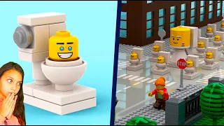 СКИБИДИ ТУАЛЕТ ЗАХВАТИЛ ЛЕГО 😨 ПЛАСТИЛИН, МАГНИТЫ Skibidi Toilet NEW Episodes Валеришка