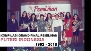 Kompilasi Video Pemilihan Puteri Indonesia Dari Tahun 1992 - 2018