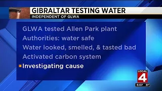 City of Gibraltar testing water