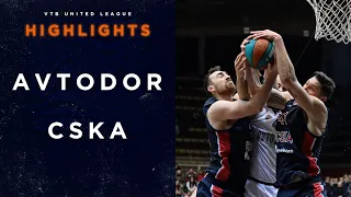 Avtodor vs CSKA Highlights March, 7 | Season 2021-22