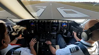 Flying A Challenger Into The Busiest Private Jet Airport!