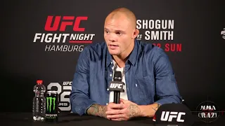 Anthony Smith reacts to KO of Shogun Rua & talks Alexander Gustafsson being injured UFC Hamburg