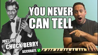 Piano Blues Licks and Tricks Lesson - Chuck Berry You Never Can Tell Tutorial