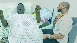 WATCH Davido Help Mr Ibu In The Hospital With Money  For His S1CKN€SS For Joy Of His New Born Twins