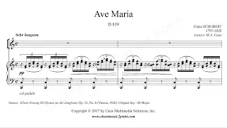 Schubert : Ave Maria - C Major