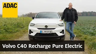 Volvo C40 Recharge Pure Electric: Elektrisches SUV Coupé | ADAC Fahrbericht