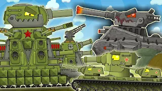 All Episodes: KV-44M vs Leviathan vs KV-6. Cartoons about tanks