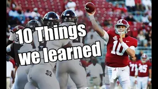 10 things that we learned after Alabama’s 52-24 victory over Texas A&M, Mac Jones is money