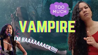 😱 Vocal Coach Reacts to VAMPIRE by OLIVIA RODRIGO #reactionvideo
