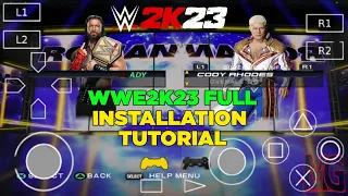 WWE2K23 PS2 FULL INSTALLATION TUTORIAL FOR ANDROID