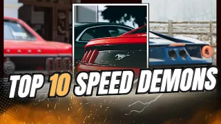 Top 10 Fastest Ford Muscle Cars EVER BUILT!