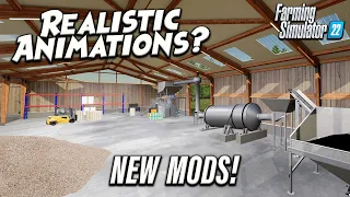 REALISTIC ANIMATIONS! & MORE! | FS22 | NEW MODS! (Review) Farming Simulator 22 | PS5 | 9th Feb 2024.