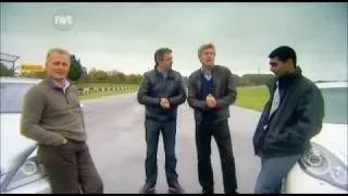 Karun Chandhok on Fifth Gear with the lads from Channel 5!