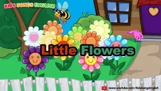 Kids learn English through songs: Little Flowers  | Kid Song | Elephant English