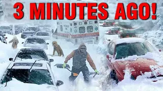 Happening!!! See How Dubai Is Paralyzed By Snow Storm The Wrath of God!