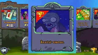 PLANTS VS ZOMBIES - INVISI-GOUL - MINIGAME- gameplay