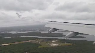 From New Zealand to Hawaii! Hawaiian Airlines Airplane landing.