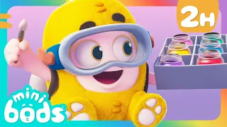 Painting Mayhem! 🖌️| 🌈 Minibods 🌈 | Preschool Cartoons for Toddlers