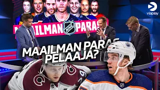 Maailman paras kiekkoilija? | Connor McDavid ja Nathan MacKinnon studion puntarissa