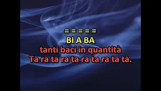 Alberto Rabagliati - Ba Ba Baciami Piccina (nuova versione) - KARAOKE