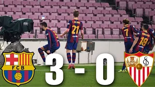 Barcelona vs Sevilla [3-0], Copa del Rey, Semi-Final 2nd Leg - MATCH REVIEW