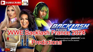 WWE Backlash 2024 WWE Women’s Championship Bayley vs. Naomi vs. Tiffany Stratton Prediction WWE 2K24