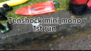 Tenshock mini mono.  (My First test run review)